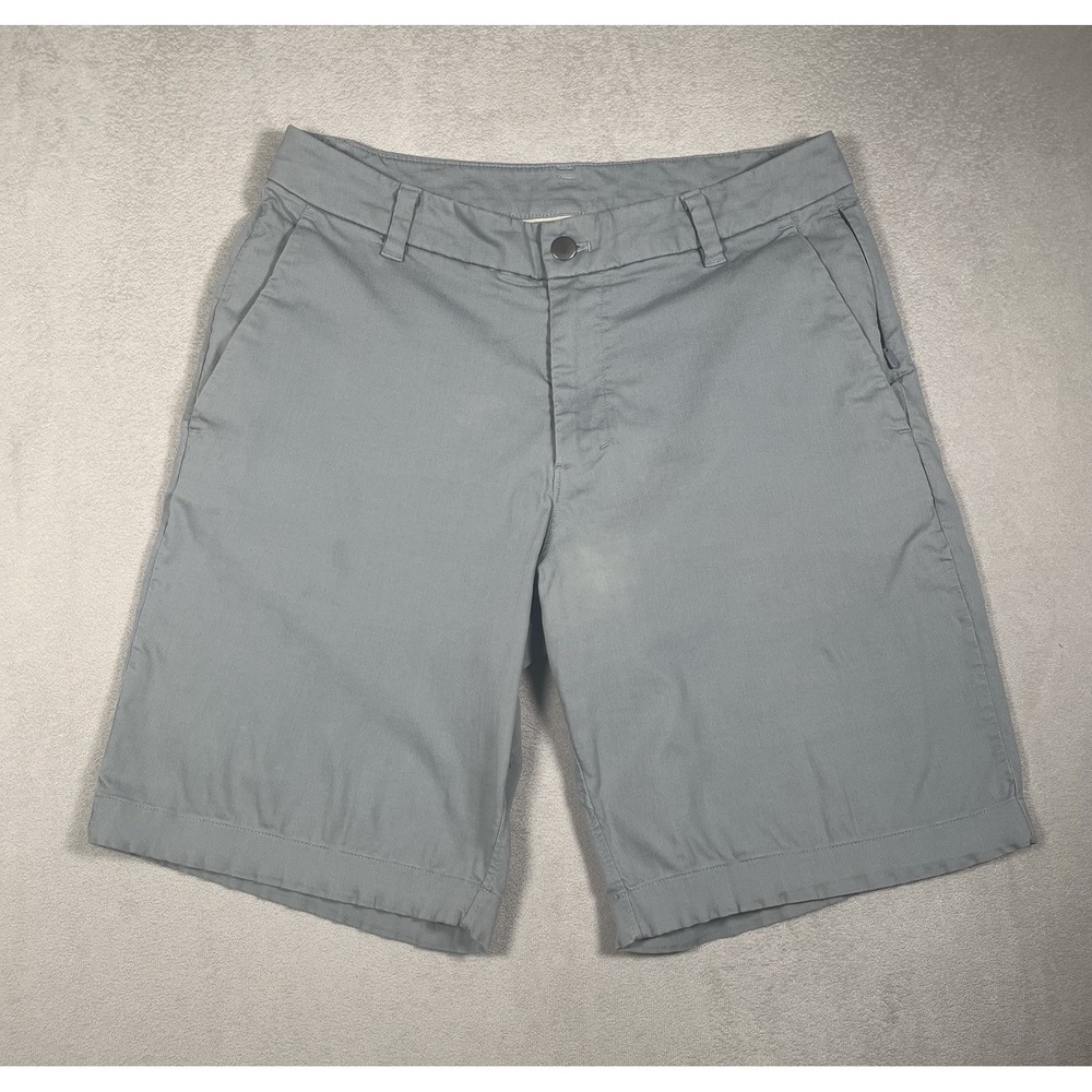 Lululemon Commission Short *Qwick‎ Oxford 9" Men 31 Oasis Blue ABC Tech M7AK7S